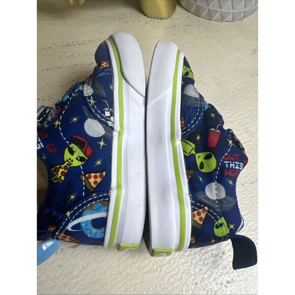 VANS WARD V SPACED OUT Tennis Shoes boys, size (TODDLER) 5 Aliens Space - Picture 6 of 10